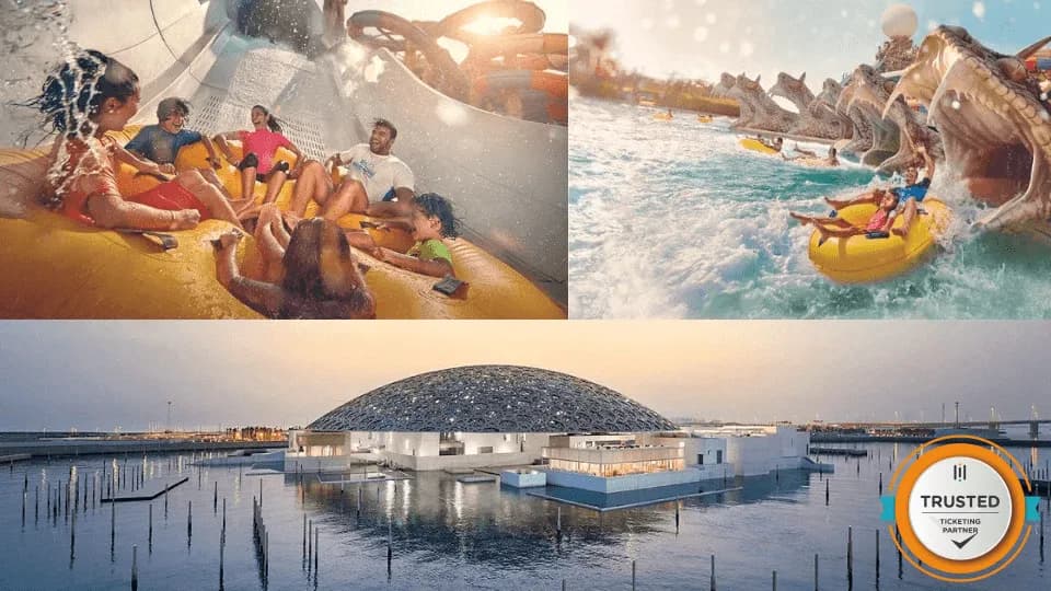 Combo: Yas Waterworld Abu Dhabi + Louvre - Image 1